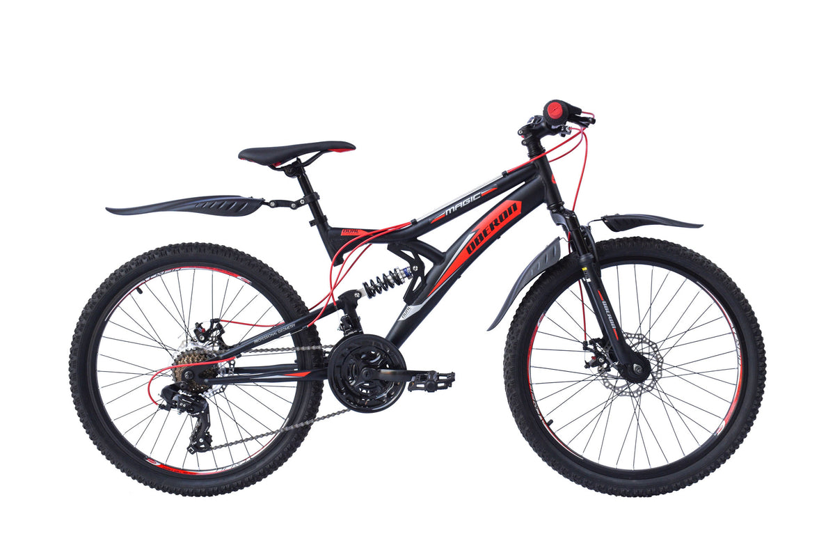 Magic Oberon H 38 cm zwart rood18 sp