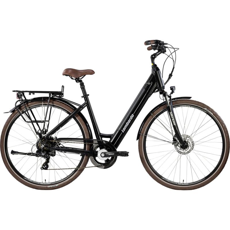Lombardo TrastevereD 48 cm 7 sp zwart 28 inch