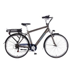 MBM VaucluseH 52 cm 6 sp grijszwart 28 inch wiel