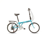 Wheelez London 20 " engels blauw 6 speed derr