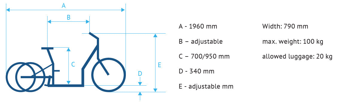 Pfiff Scoobo E wheeler 16-20"wheel