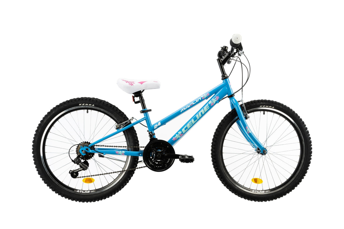 MTB Celine blauw shimano 6 speed