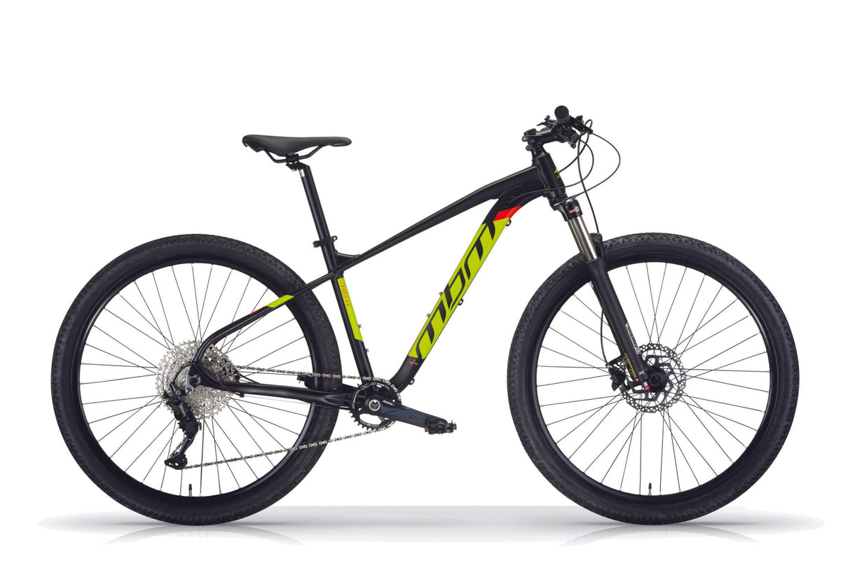 Snake MTB H 48 cm zwart geel shimano deore 12 sp Hdisc